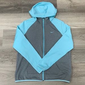 Blue Therma-Fit Nike Zip-Up